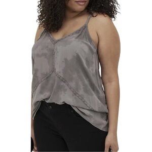 Torrid 3 STUDDED SWING CAMI - CHALLIS DARK GREY Size 3x